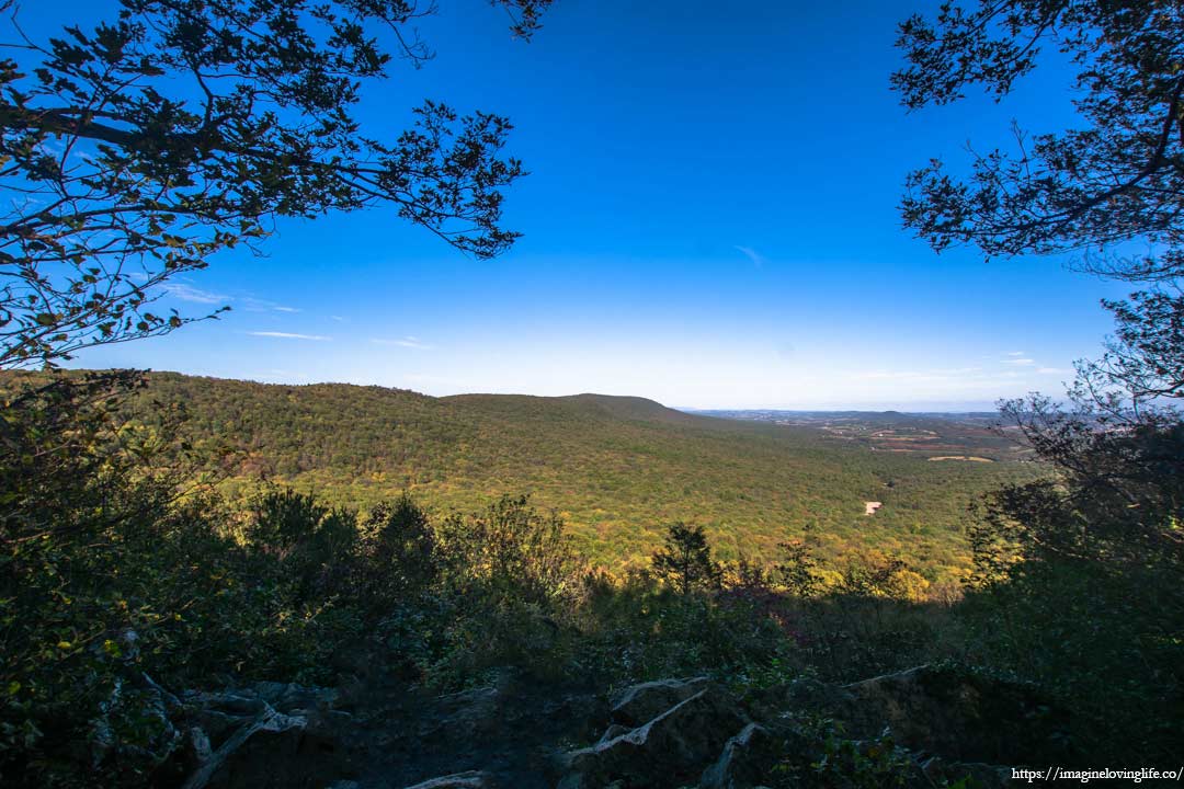 river of rocks overlook